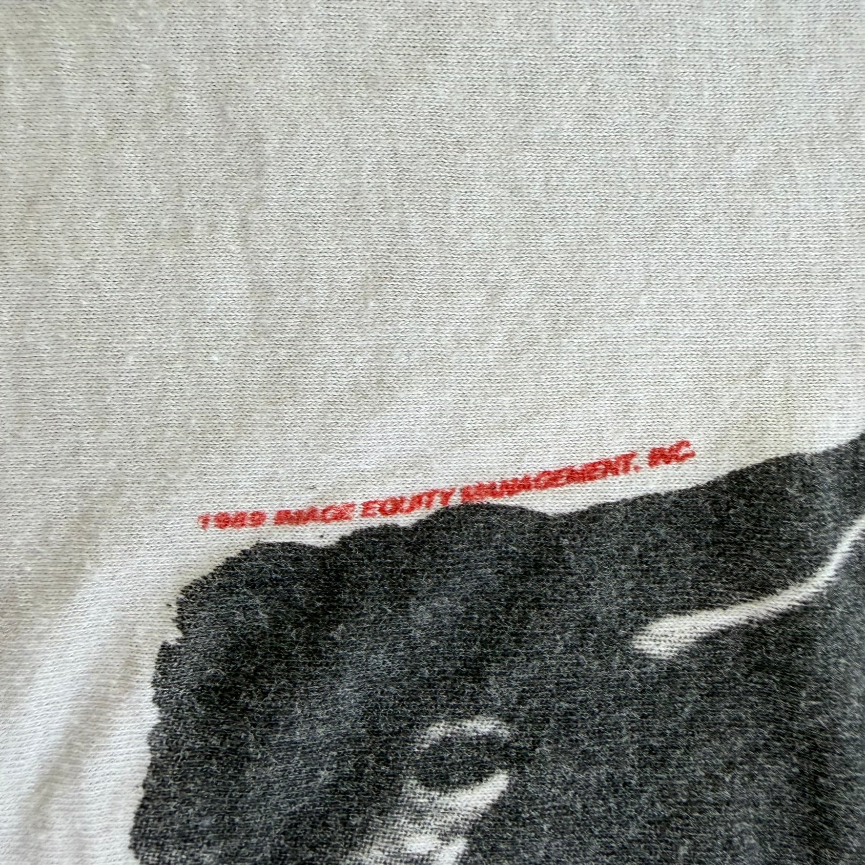 J- Vintage '89 Diana Ross Workin' Overtime Picture Graphic Single Stitch Tee - M