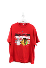 Load image into Gallery viewer, Z - 2013 Reebok NHL Chicago Blackhawks Stanley Cup Champions Tee
