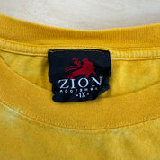 J- Vintage '99 Zion Bob Marley Picture & Text Tie Dye Graphic Tee - XL
