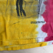 J- Vintage '99 Zion Bob Marley Picture & Text Tie Dye Graphic Tee - XL