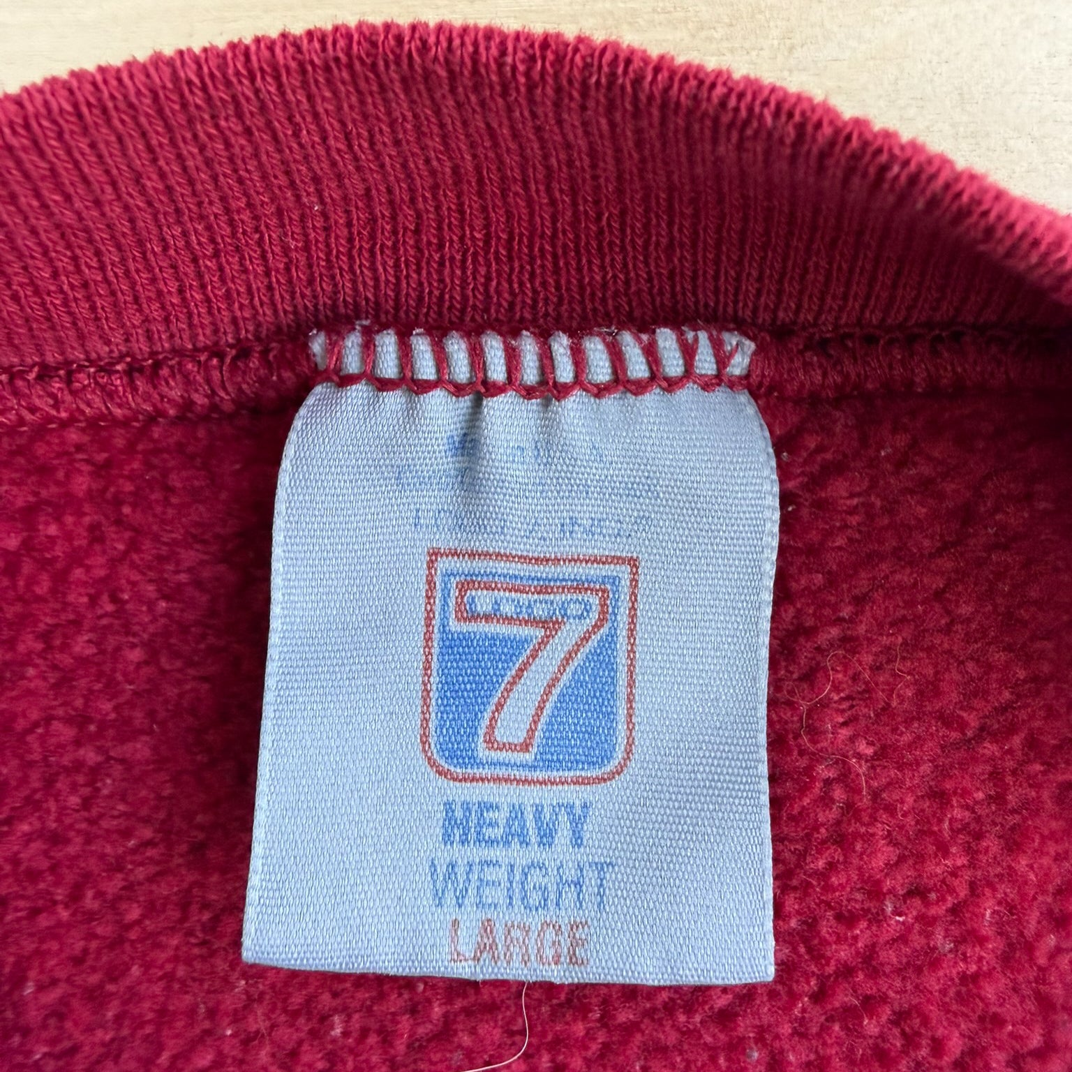J- Vintage Arizona Cardinals NFL Logo 7 Embroidered Logo Graphic Made In USA Crewneck - L