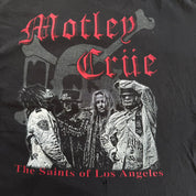 J- Vintage '09 Motley Crue Cue Fest 2 Tour Saints Of Los Angeles Graphic Tee - M