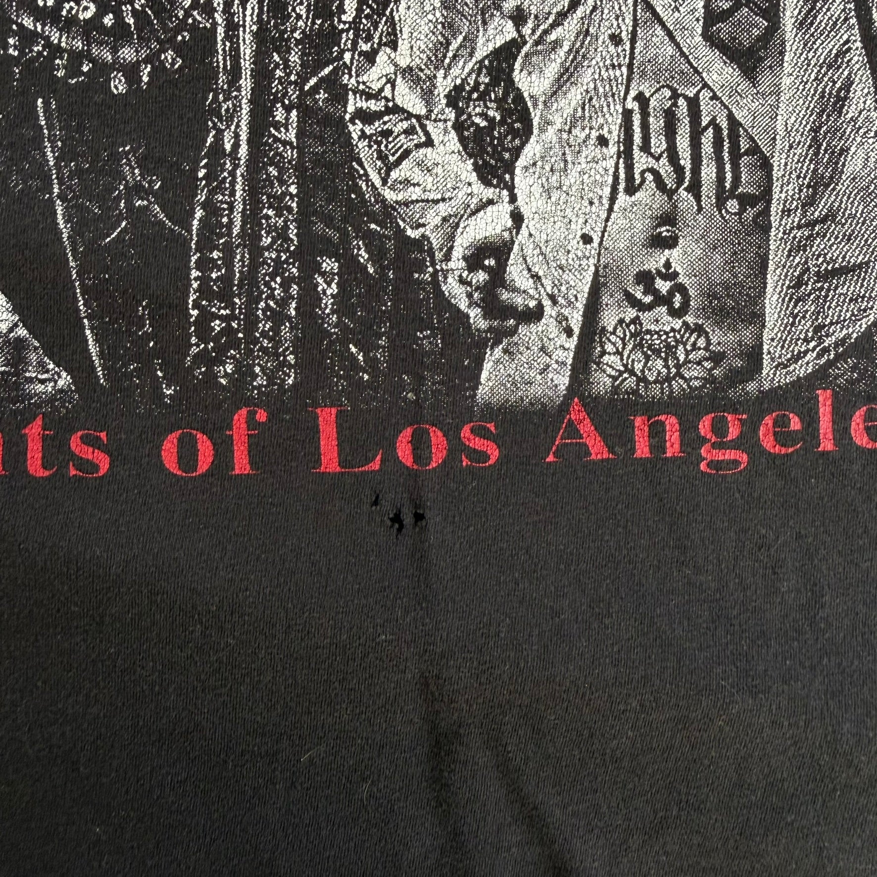 J- Vintage '09 Motley Crue Cue Fest 2 Tour Saints Of Los Angeles Graphic Tee - M
