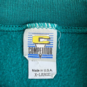 J- Vintage '92 Miami Dolphins NFL Logo & Text Made In USA Crewneck - XL