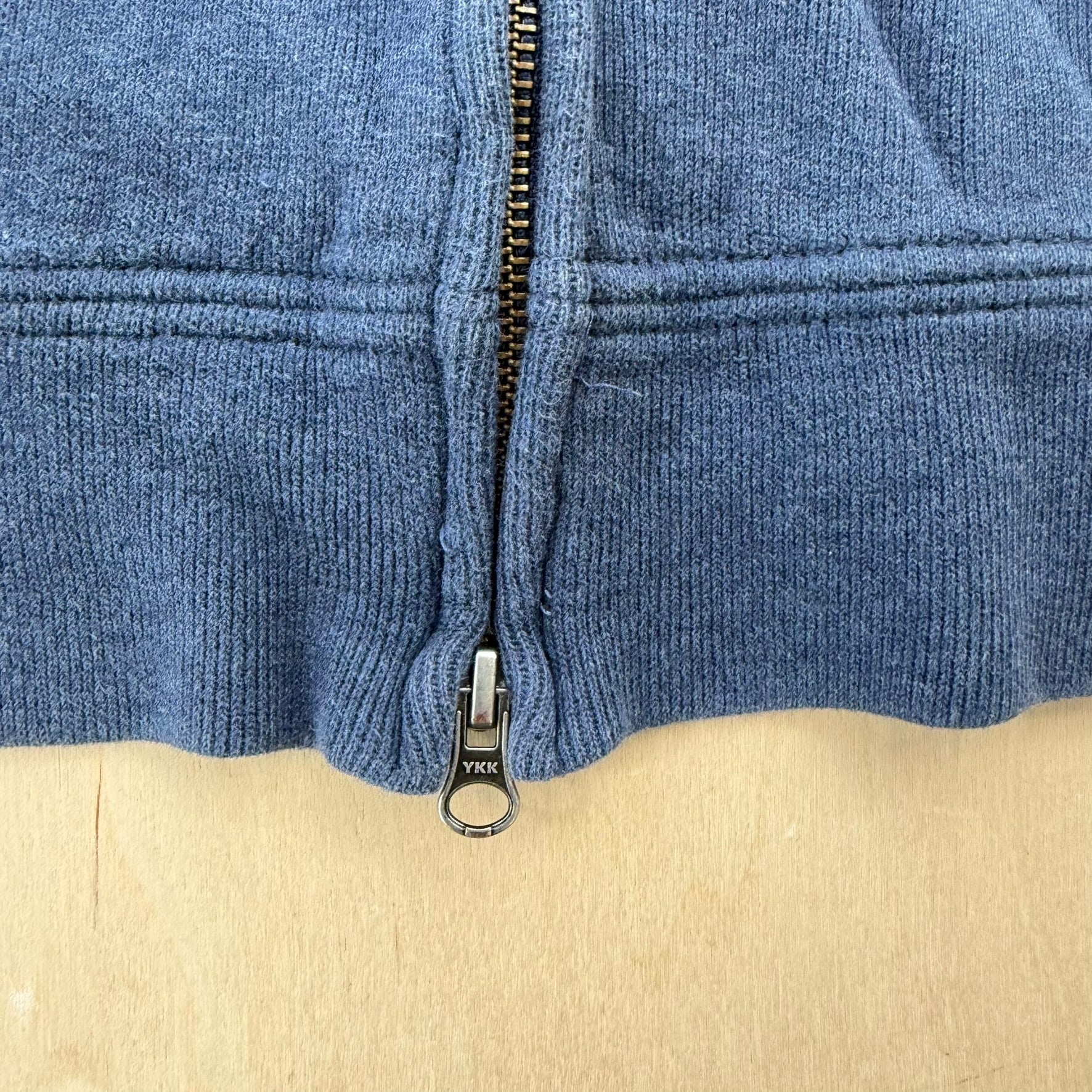 J- Vintage Polo RL Embroidered Logo Zip Up Hoodie - XL
