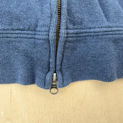 J- Vintage Polo RL Embroidered Logo Zip Up Hoodie - XL