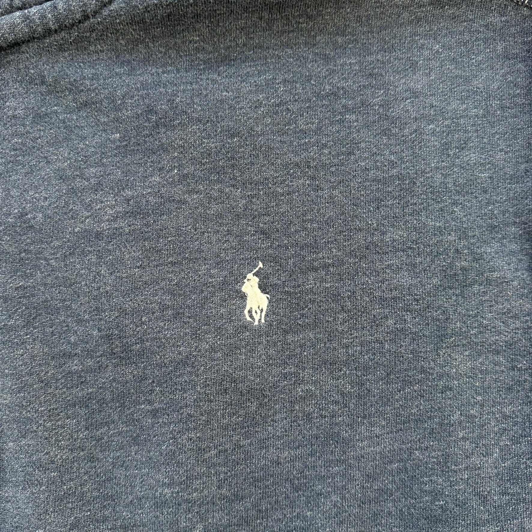 J- Vintage Polo RL Embroidered Logo Zip Up Hoodie - 3XL Big