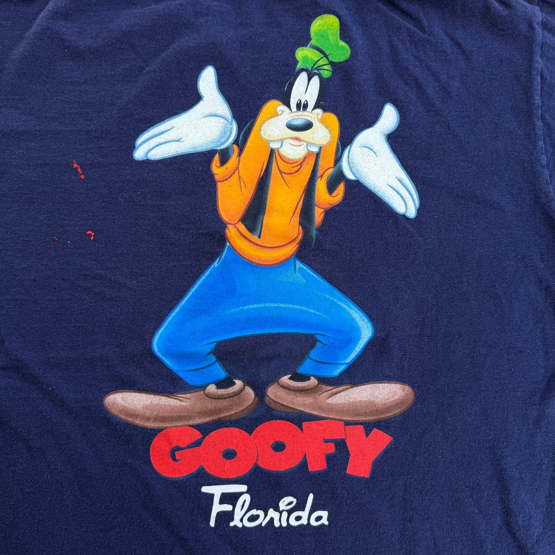 J- Vintage Disney Goofy Character & Text Graphic Tee - M