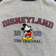 J- Vintage Disneyland Original Mickey Mouse Embroidered Raglan Tee - XL