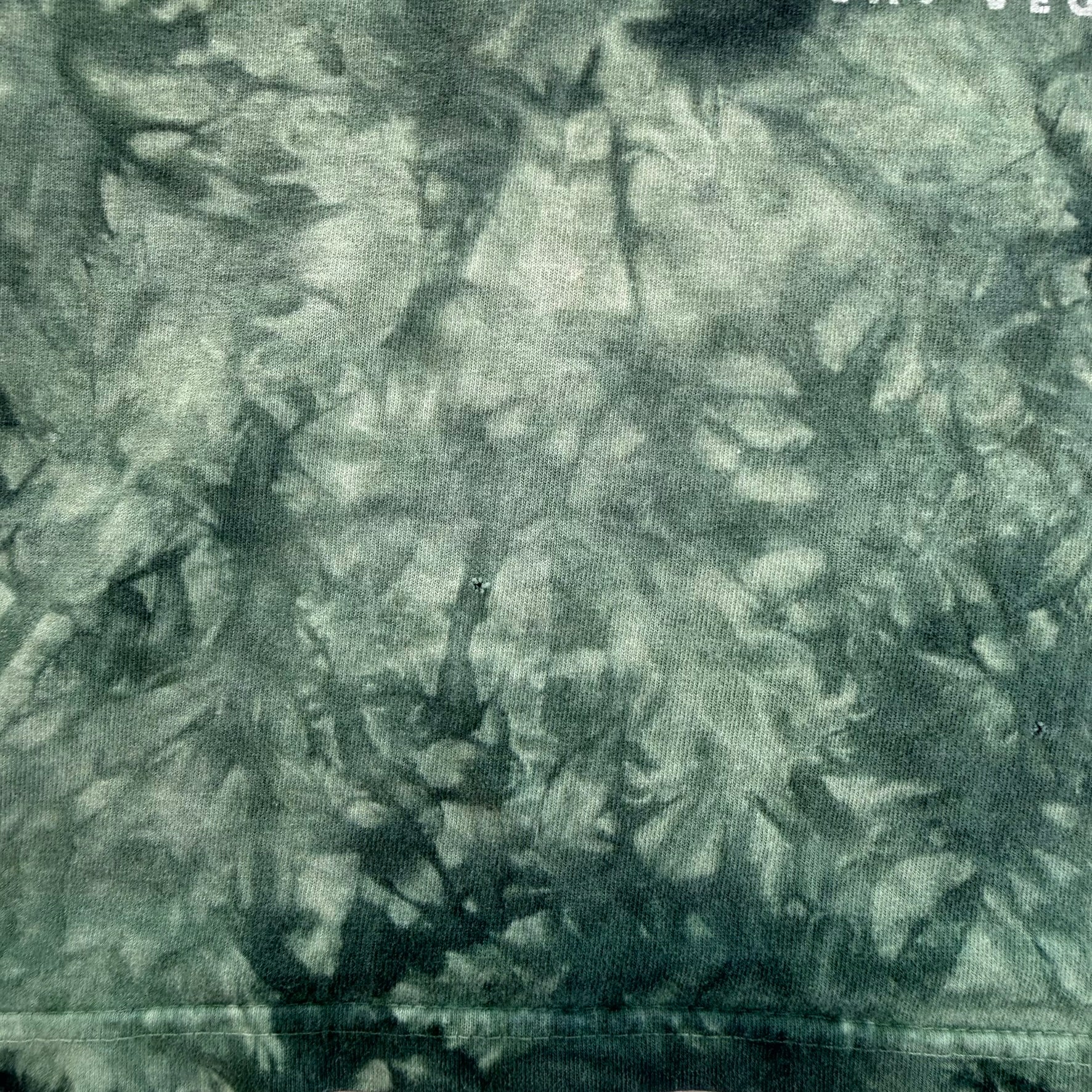 J- Vintage Las Vegas Rain Forest Cafe MGM Grand Green Tie Dye Tee - L