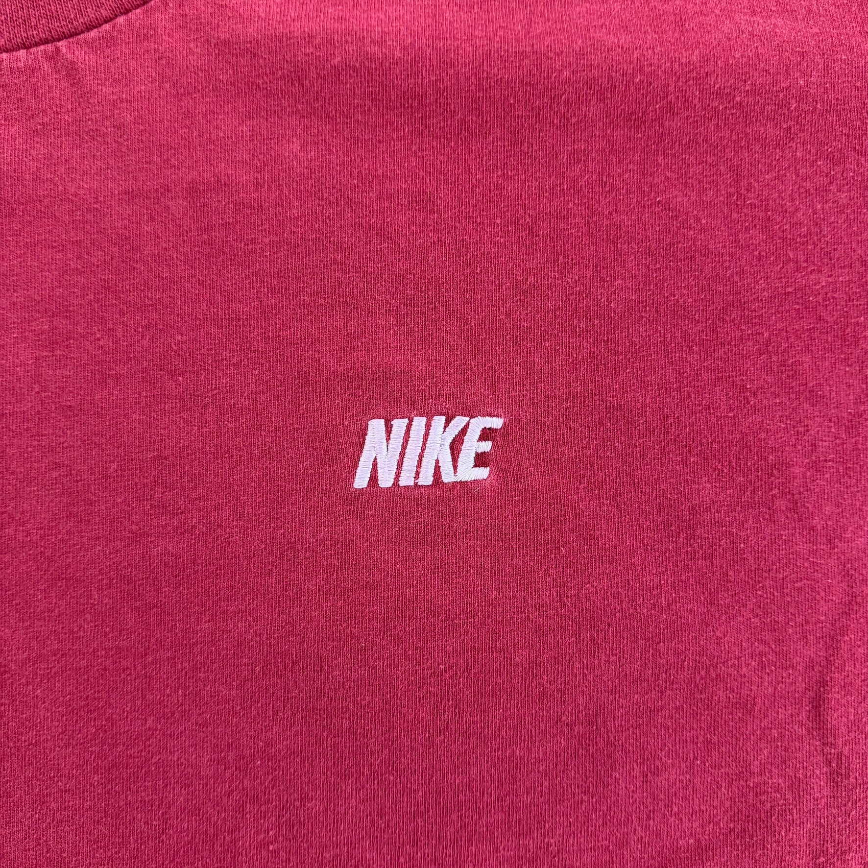 J- Vintage Nike Embroidered Text Tee - XL