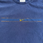 J- Vintage Nike Embroidered Swoosh & Graphic Made In Canada Tee - L