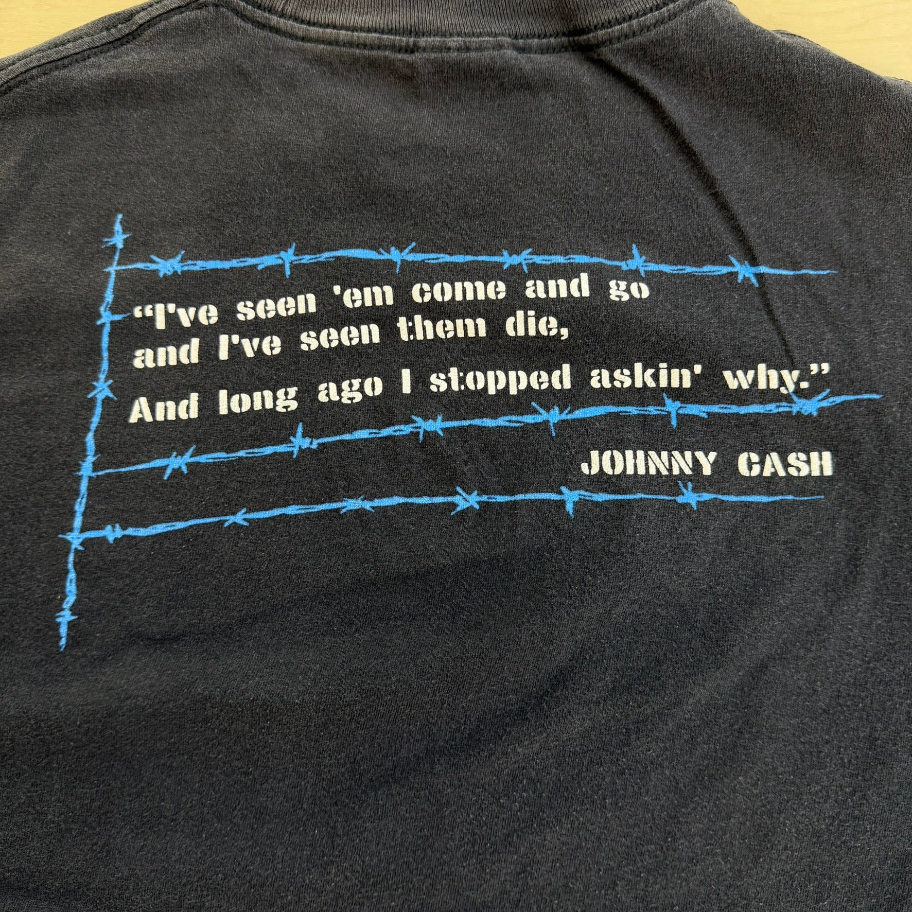 J- Vintage '04 Johnny Cash Live At San Quentin Picture Tee - M