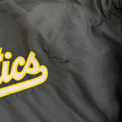 J- Vintage Oakland Athletics MLB Starter Hooded Zip Up Winter Jacket - XL