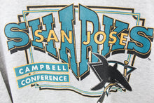 Load image into Gallery viewer, Z - Vintage NHL San Jose Sharks Logo Hanes Activewear Tag Crewneck

