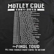 J- '15 Motley Crue The Final Tour Picture Graphic Tee - L