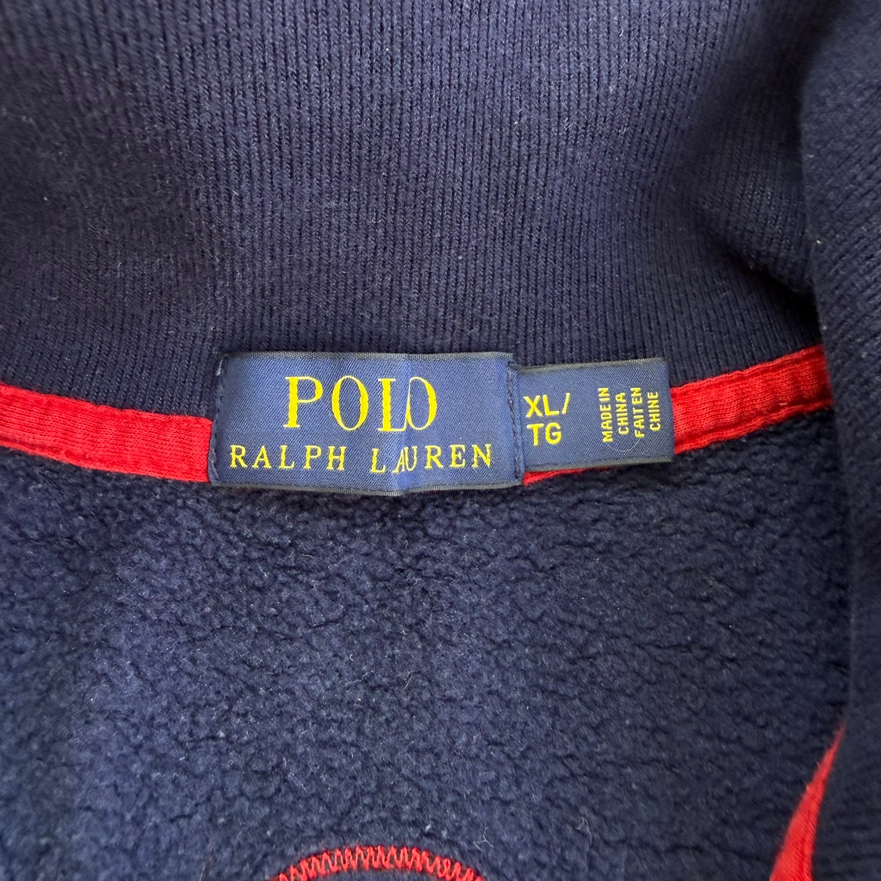 J- Vintage Polo RL USA Track & Field Championship Zip Up Track Jacket - XL