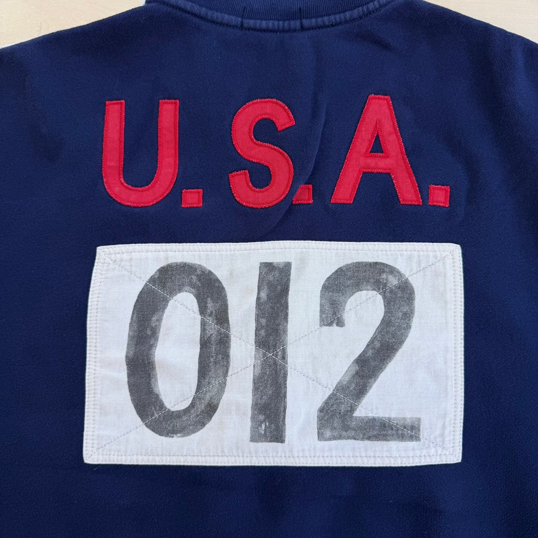 J- Vintage Polo RL USA Track & Field Championship Zip Up Track Jacket - XL