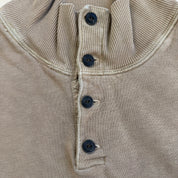 J- Vintage Polo RL Embroidered Henley Crewneck - 2XL