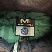 J- Vintage Green Bay Packers NFL Mirage Zip Up Winter Jacket - 2XL