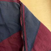 J- Vintage Adidas Maroon/Navy Hooded Zip Up Winter Jacket - XL