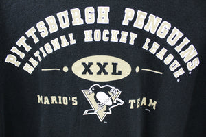 Z - Vintage NHL Pittsburgh Penguins Mario's Team Long Sleeve Tee