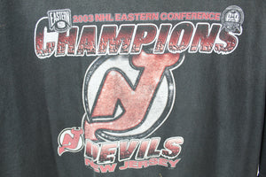 Z - Vintage 2003 CSA NHL New Jersey Devils Eastern Conference Champs Tee