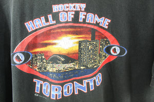 Z - Vintage Bulletin Hockey Hall Of Fame Toronto Graphic Tee