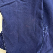 J- Vintage 90s Gap Navy Blanket Lined Harrington Style Bomber Jacket - L