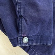 J- Vintage 90s Gap Navy Blanket Lined Harrington Style Bomber Jacket - L