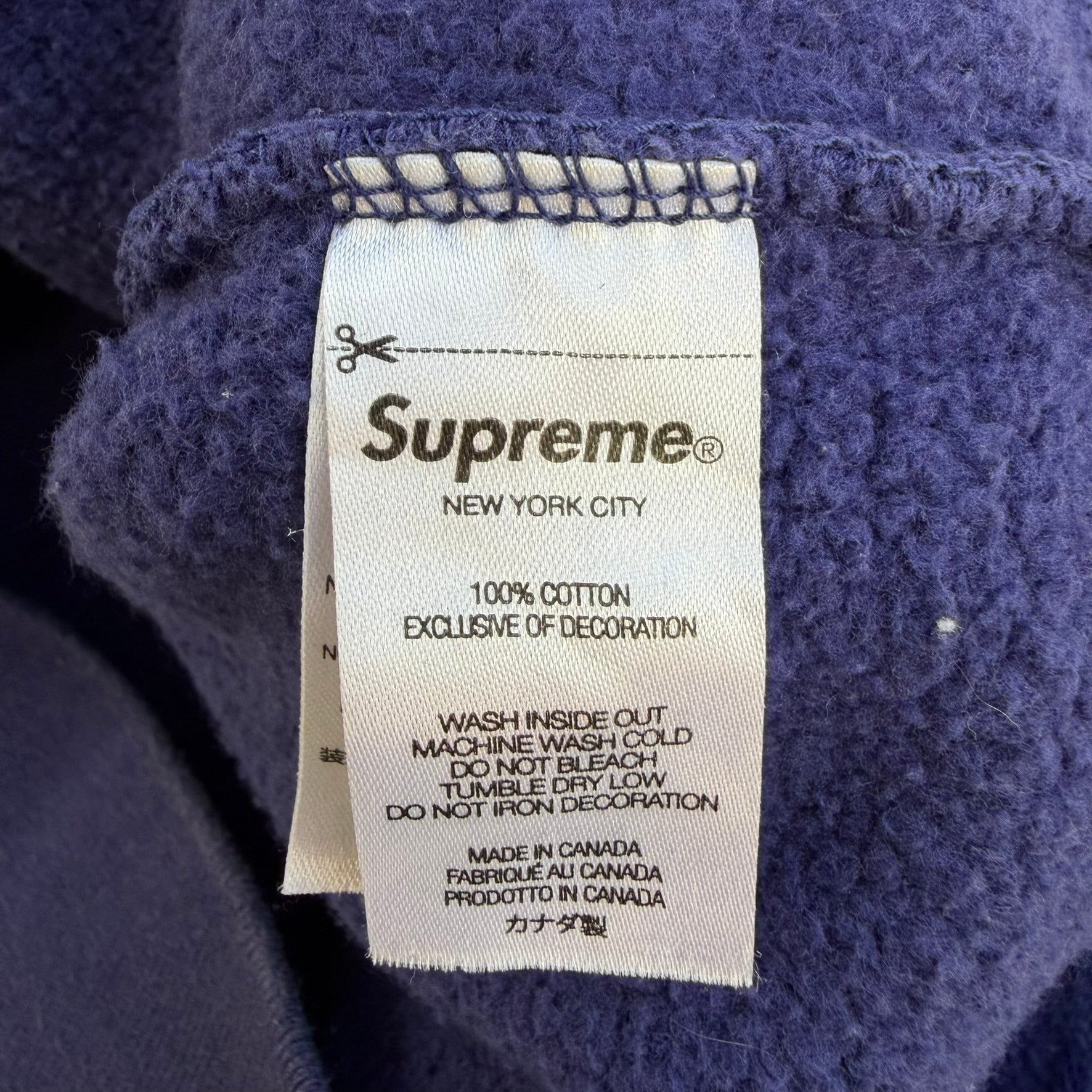 J- Supreme FW21 Cat Rolling Dice Embroidered Graphic Crewneck - L