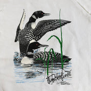 J- Vintage Timberlines Loons In Pond Graphic Made In USA Crewneck - 2XL