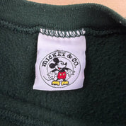 J- Vintage Disney Mickey Mouse Embroidered Text & Mickey Graphic Crewneck - L