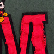 J- Vintage Disney Mickey Mouse Embroidered Text & Mickey Graphic Crewneck - L