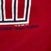 J- Vintage '88 San Francisco 49ers NFC Champs NFL Graphic Crewneck - L