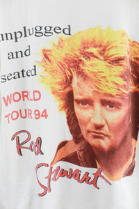 Vintage 1994 Rod Stewart Unplugged And Seated Tour Single Stitch Tee