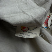 J- Vintage '93 Chicago Bulls NBA Jeff Hamilton 3 Peat Leather Sleeve Varsity Jacket - XL