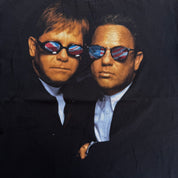 J- Vintage '95 Billy Joel & Elton John Concert Picture Made In USA Single Stitch Tee - XL