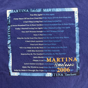 J- Vintage '06 Martina McBride Timeless Tour Picture Graphic Red Anvil Tag Tee - L