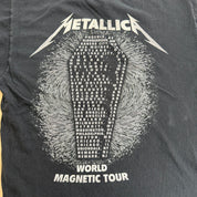 J- Vintage '08 Metallica World Magnetic Tour North America Picture Tee - L