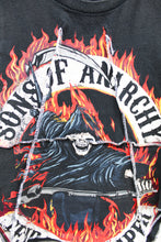 Load image into Gallery viewer, Z - Mojo Music Double Stitch Rework Sons Of Anarchy Reaper &amp; Flames
