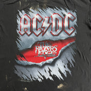 J- Vintage '90 AC/DC The Razor's Edge Tour Graphic Made In USA Single Stitch Brockum Tag Tee - L