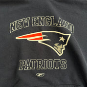 J- Vintage New England Patriots NFL Logo Graphic Hoodie - XL