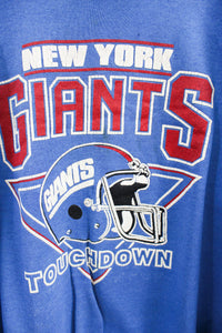 Vintage 90s NFL New York Giants Helmet & Touchdown Script Crewneck