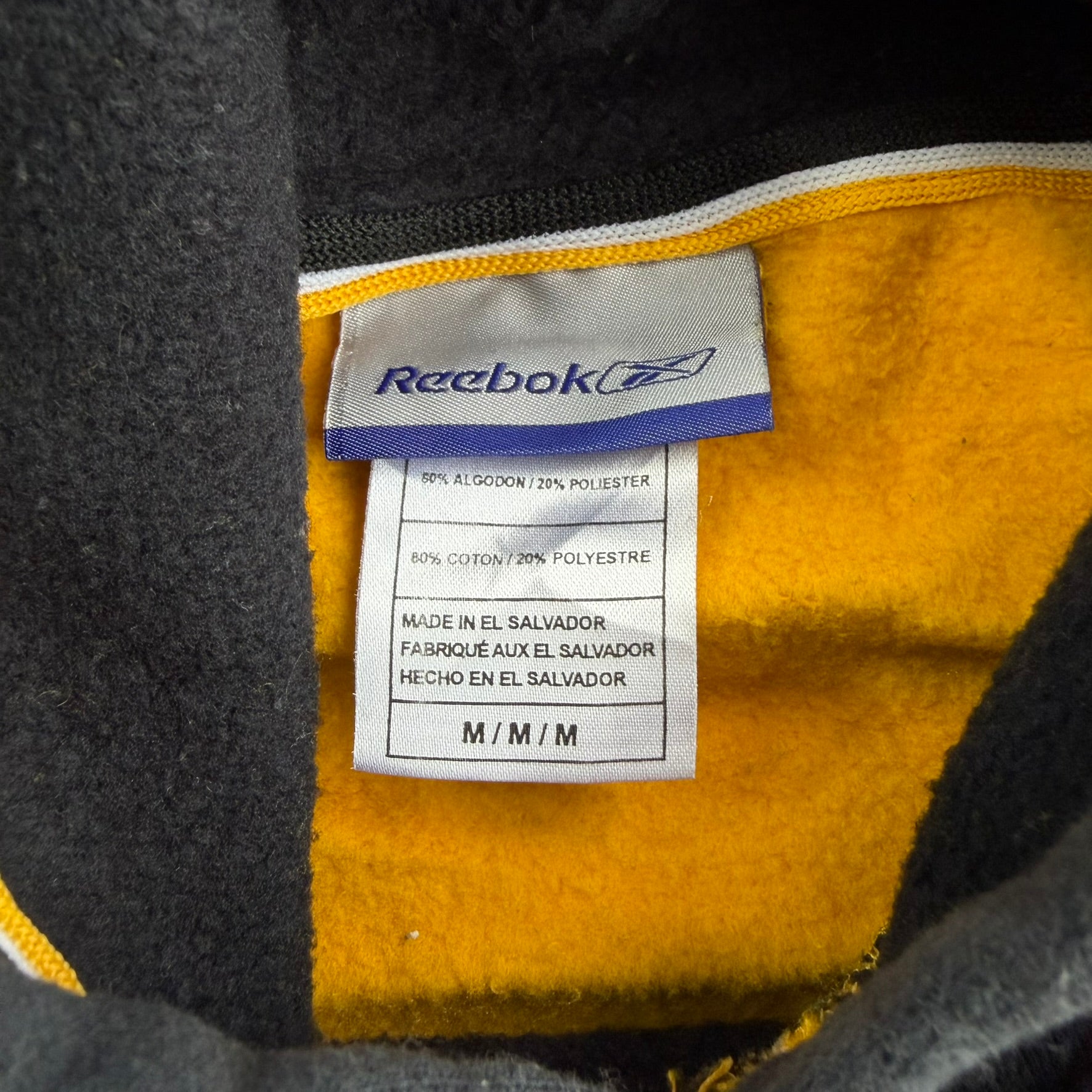 J- Vintage Pittsburgh Steelers NFL Reebok Embroidered Graphic Hoodie - M