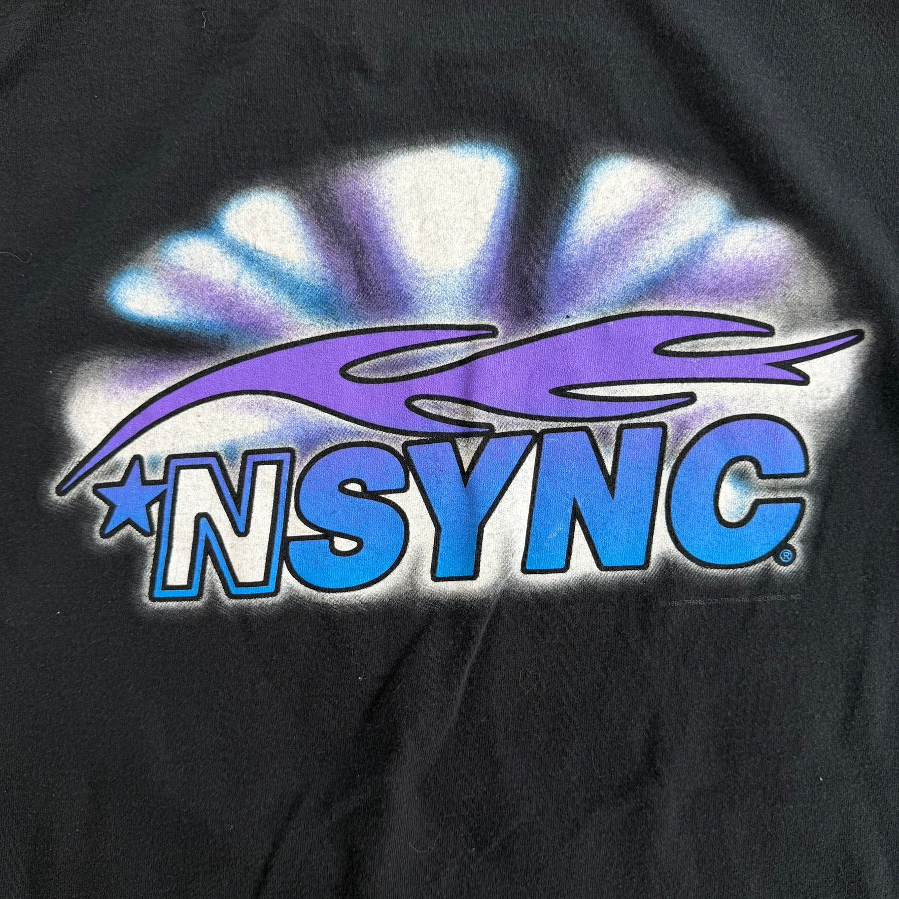 J- Vintage '99 NSYNC Concert Picture Graphic  Tee - M