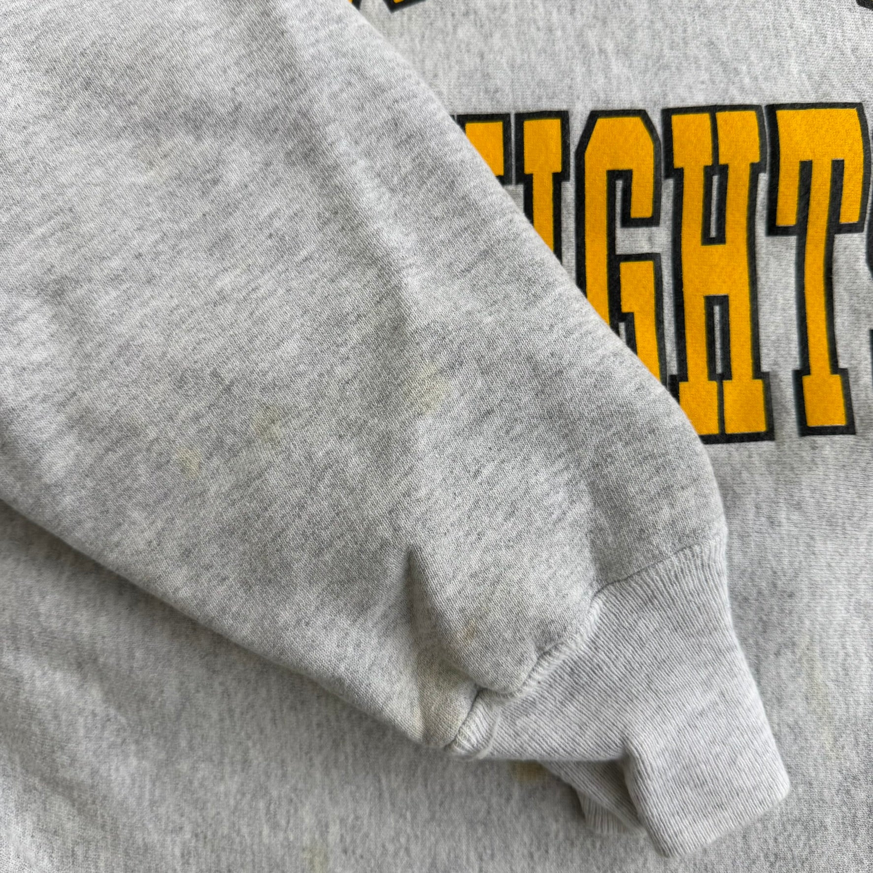 J- Vintage Lee Made In USA Southeast Knights Text Cropped Crewneck - XL