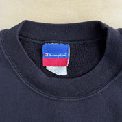 J- Vintage Champion Embroidered Vikings Text & Logo Crewneck - S