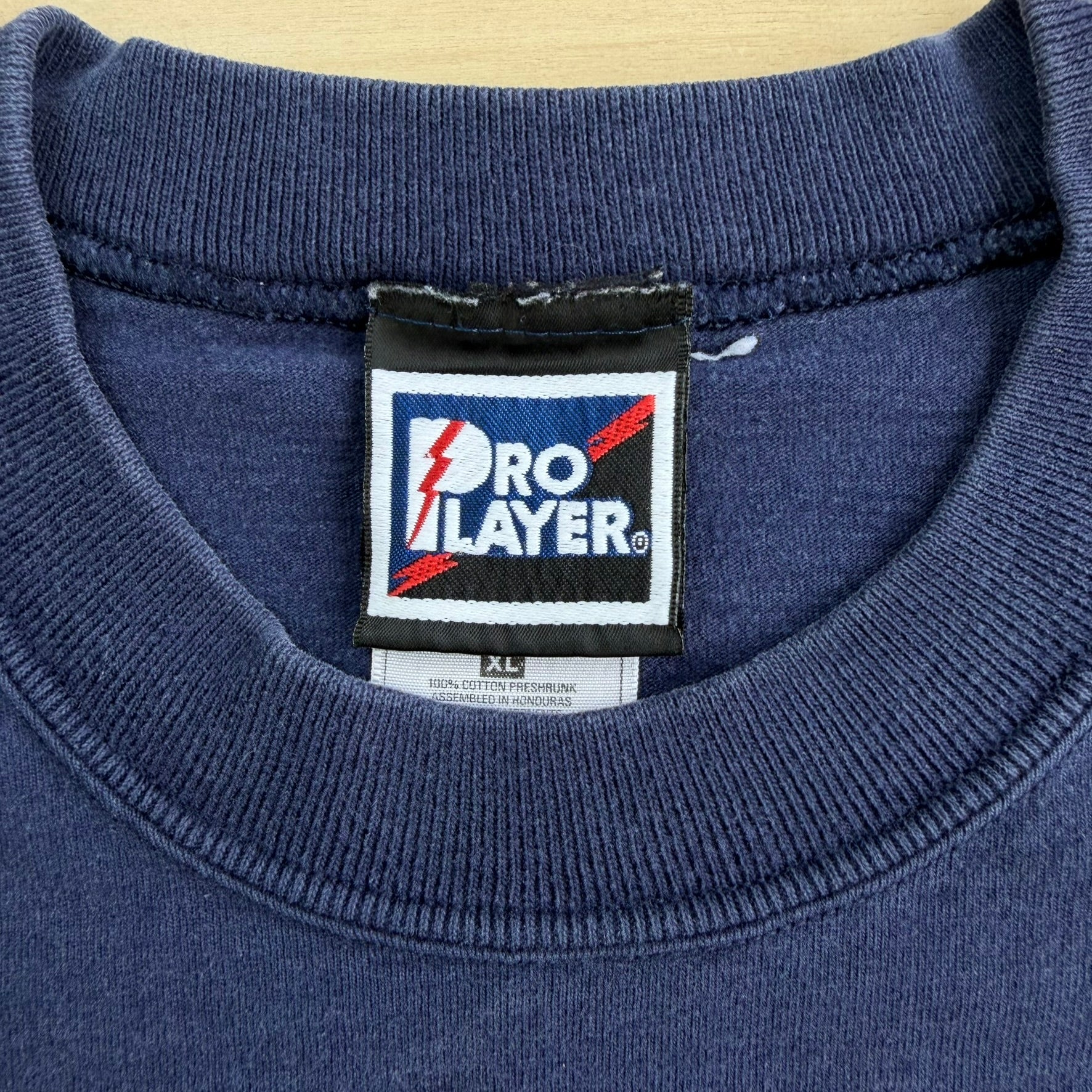 J- Vintage '99 Wayne Gretzky New York Rangers NHL The Great One Accolade Pro Player Tag Tee - XL