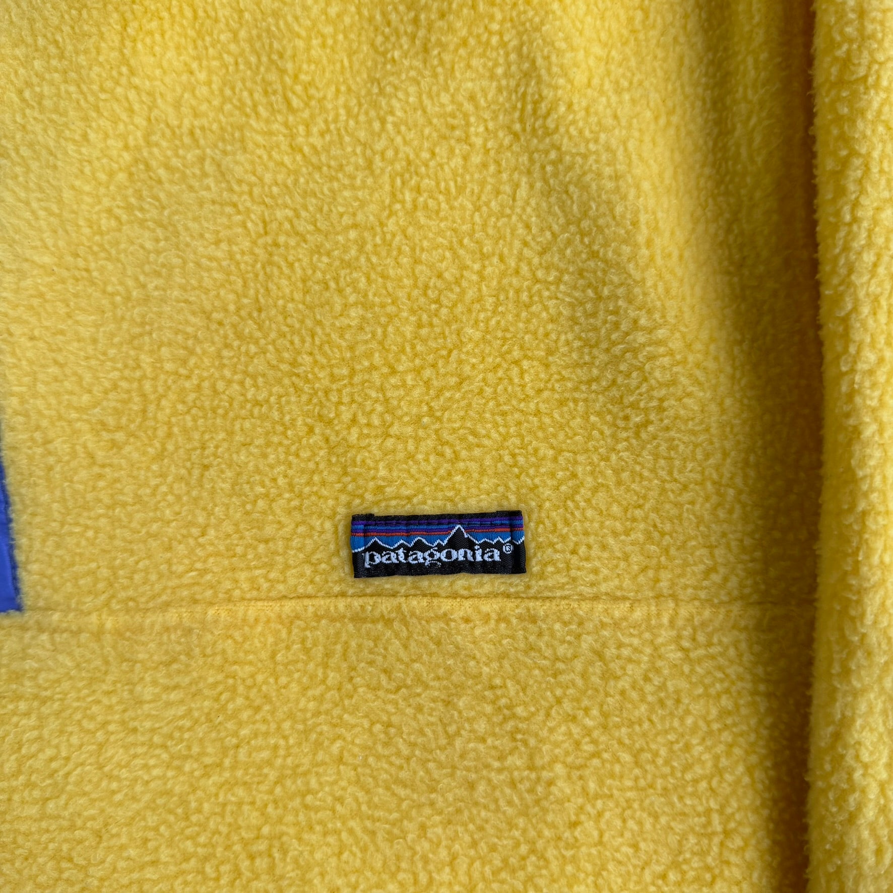 J- Vintage Patagonia Synchilla Yellow Made In USA Polar Fleece - XL